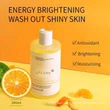 Private Label Natural Organic 500ml Apple Aromatic Bath Soap Body Wash OEM Wholesale Liquid Skin Whitening Shower Gel